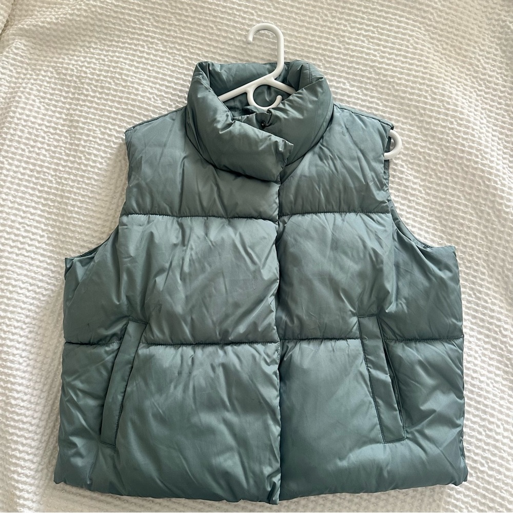 Slate Blue Puffer Vest